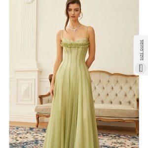 Chic Green Maxi Dress